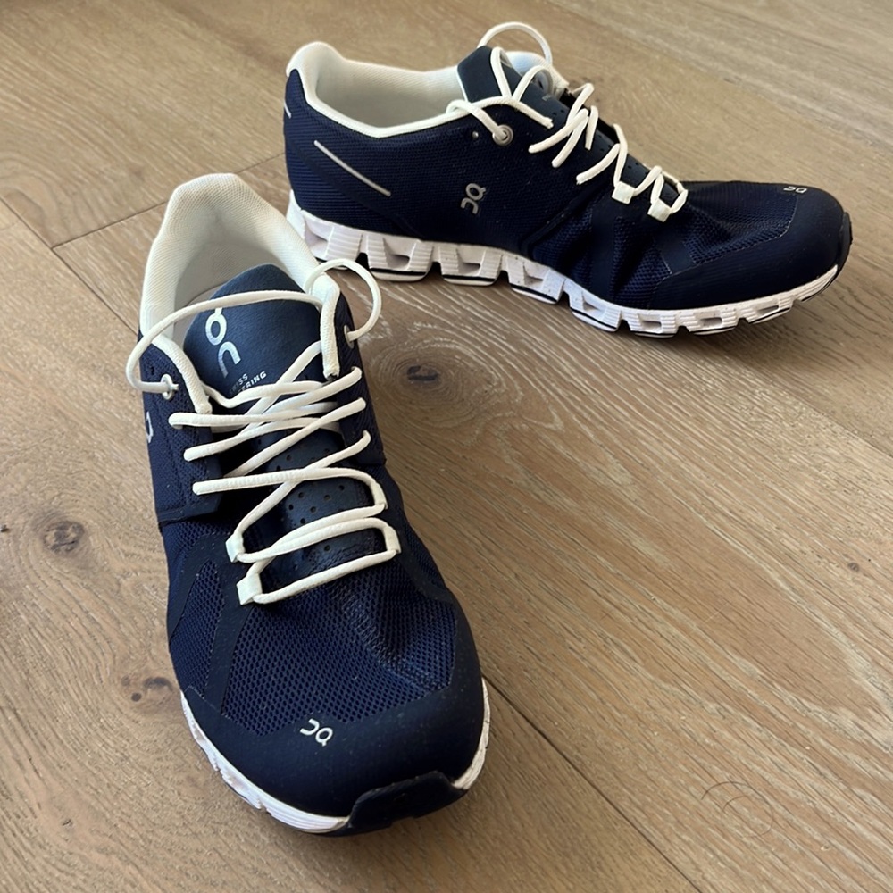 On Running Men's Navy Athletic Shoes